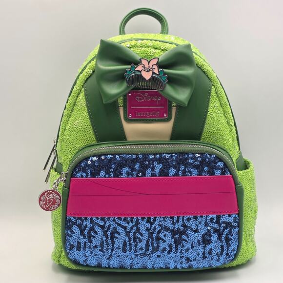 Loungefly Handbags - Loungefly Disney Mulan Sequin Mini Backpack New